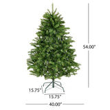 4.5-foot Norway Spruce Unlit Hinged Artificial Christmas Tree