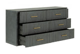 VIG Furniture Modrest Manchester- Contemporary Dark Grey Dresser VGWD-HLF2-DR6DRA VGWD-HLF2-DR6DRA