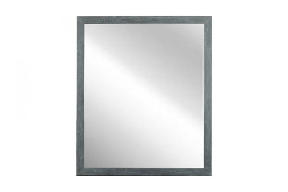 VIG Furniture Modrest Manchester- Contemporary Dark Grey Mirror VGWD-HLF2-TBMR VGWD-HLF2-TBMR
