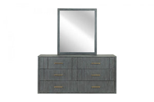 VIG Furniture Modrest Manchester- Contemporary Dark Grey Mirror VGWD-HLF2-TBMR VGWD-HLF2-TBMR