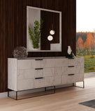 VIG Furniture Nova Domus Marbella - Italian Modern White Marble Dresser VGACMARBELLA-DRS