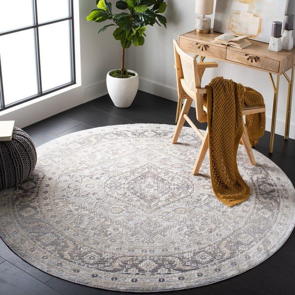 Safavieh Dream 411 Power Loomed 60% Viscose/40% Polyester Traditional Rug DRM411F-7SQ