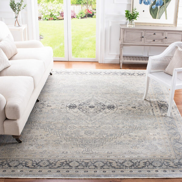 Safavieh Dream 411 Power Loomed 60% Viscose/40% Polyester Traditional Rug DRM411F-7SQ