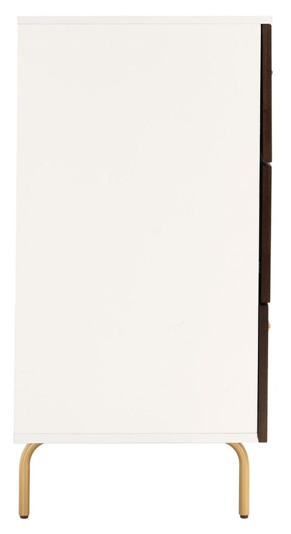 Genevieve 6 Drawer Dresser Walnut / White Wood DRS5002A-2BX