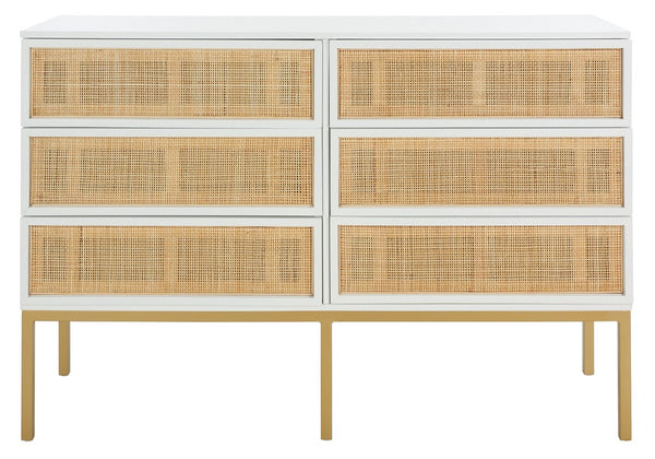 Safavieh Zadie Rattan Dresser DRS5003B-2BX