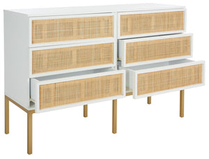Safavieh Zadie Rattan Dresser DRS5003B-2BX