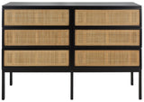 Safavieh Zadie Rattan Dresser DRS5003D-2BX