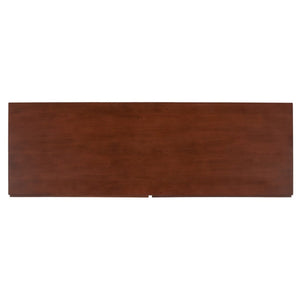 Safavieh Zadie 6 Drawer Rattan Dresser Walnut / Natural Mdf / Pb / Mahogany Wood / Rattan Webbing / Mahogany Vener / Albasia Vener DRS5003F-2BX