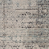 Nourison Nyle NYE06 Bohemian Machine Made Power-loomed Indoor only Area Rug Ivory Blue 8'6" x 11'4" 99446105868
