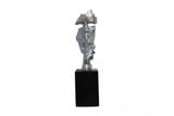 VIG Furniture Modrest Silver Mask Sculpture VGTH-DS-077 VGTH-DS-077