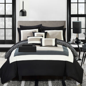 Jake Black Queen 10pc Comforter Set