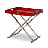 VIG Furniture A&X Cecilia Red Crocodile Tray Table VGUNAA868-50-R