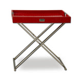 VIG Furniture A&X Cecilia Red Crocodile Tray Table VGUNAA868-50-R