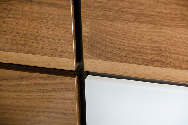 VIG Furniture Modrest Rondo Modern Bed with Nightstands VGWCRONDO