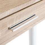Safavieh Jorja 1 Drawer 1 Shelf Desk in Natural and White DSK2200A 889048734838