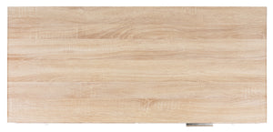 Safavieh Jorja 1 Drawer 1 Shelf Desk in Natural and White DSK2200A 889048734838