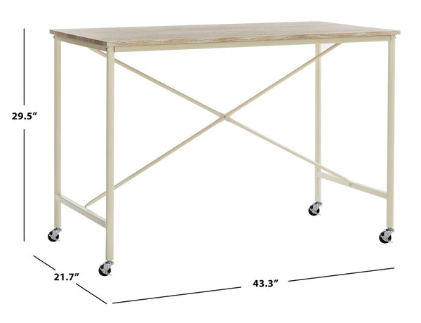 Safavieh Callie Rolling Desk DSK2204A