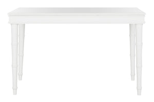 Safavieh Noely Writing Desk Modern Coastal White Wood NC Coating MDF ZiNC Alloy DSK3500A 889048339712