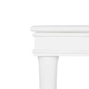 Safavieh Noely Writing Desk Modern Coastal White Wood NC Coating MDF ZiNC Alloy DSK3500A 889048339712