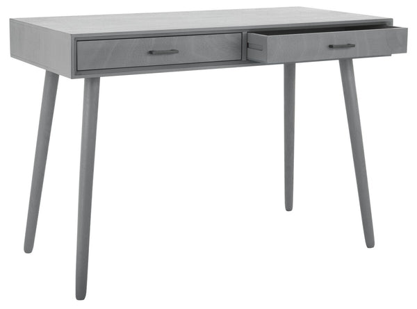 O'Dwyer 2 Drawer Desk Distressed Grey Wood DSK5708B