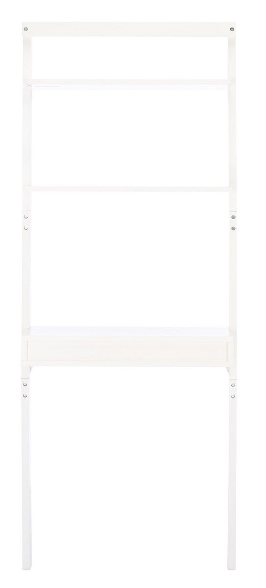 Pamella 2 Shelf Leaning Desk