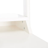 Pamella 2 Shelf Leaning Desk