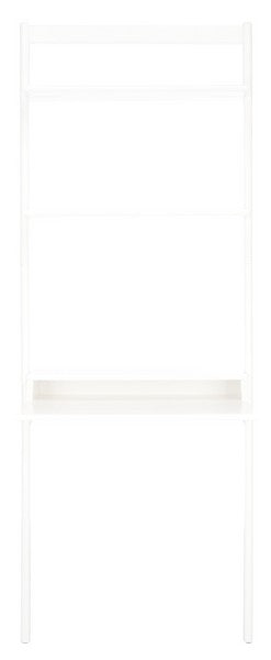 Pamella 2 Shelf Leaning Desk