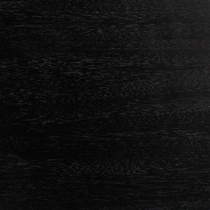 Pamella 2 Shelf Leaning Desk Black Wood DSK9400D