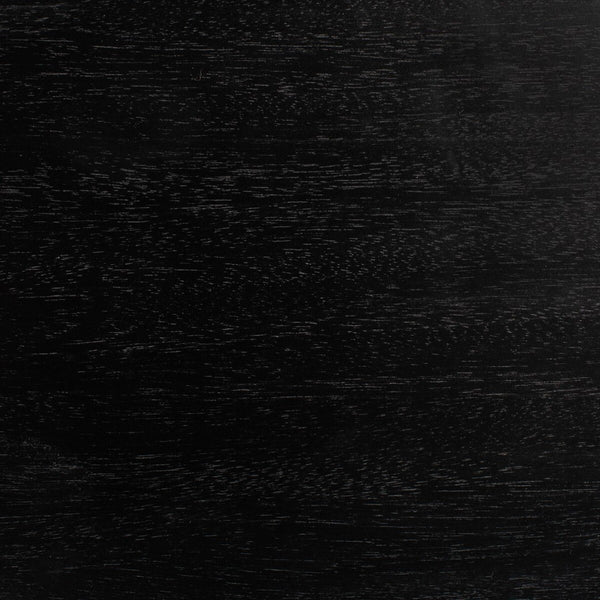 Pamella 2 Shelf Leaning Desk Black Wood DSK9400D