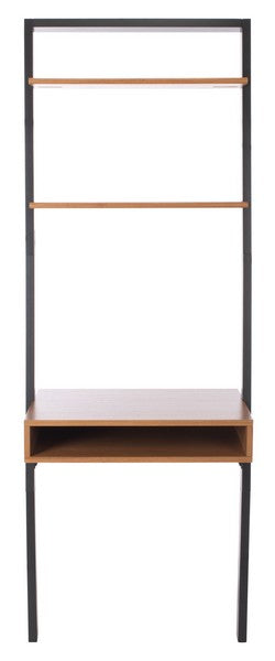 Kamy 2 Shelf Leaning Desk