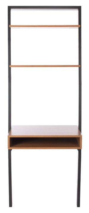 Kamy 2 Shelf Leaning Desk
