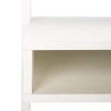 Kamy 2 Shelf Leaning Desk White Wood DSK9401B