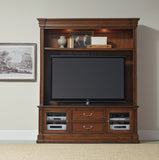 Hooker Furniture Clermont Poplar Solids and Cherry Veneers Entertainment Console 5271-70456
