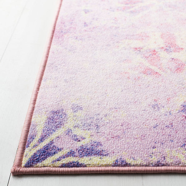 Disney Rugs Jasmine Transitional Power Loomed Polyamide Rug Purple / Pink