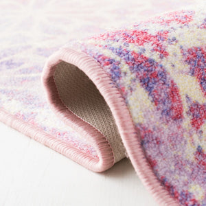 Disney Rugs Jasmine Transitional Power Loomed Polyamide Rug Purple / Pink