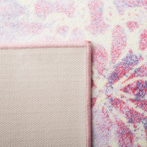 Disney Rugs Jasmine Transitional Power Loomed Polyamide Rug Purple / Pink
