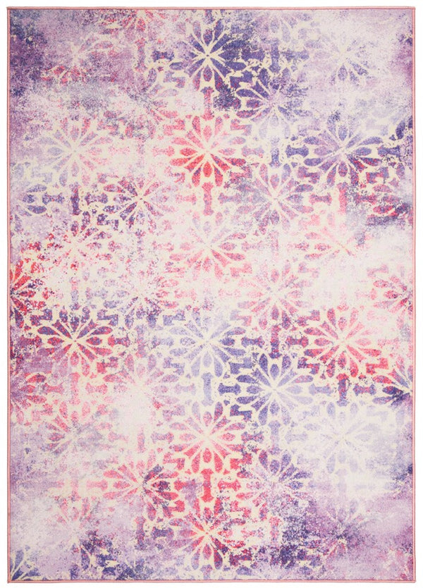 Disney Rugs Jasmine Transitional Power Loomed Polyamide Rug Purple / Pink