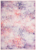 Disney Rugs Jasmine Transitional Power Loomed Polyamide Rug Purple / Pink