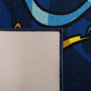 Disney Rugs Genie Kids Power Loomed Polyamide Rug Blue / Light Blue