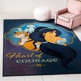 Disney Rugs Heart Of Courage Kids Power Loomed Polyamide Rug Blue / Turquoise