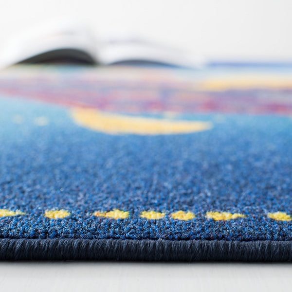 Disney Rugs Aladdin And Jasmine Kids Power Loomed Polyamide Rug Blue / Green