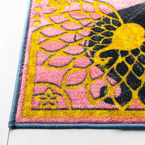 Disney Rugs Free To Dream Kids Power Loomed Polyamide Rug Turquoise / Pink