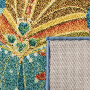 Disney Rugs Free To Dream Kids Power Loomed Polyamide Rug Turquoise / Pink