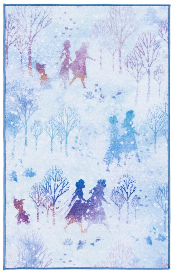 Disney Rugs Frozen 2 Believe Kids Power Loomed Polyamide Rug Light Blue / Purple