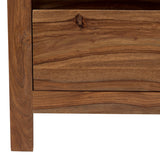 Porter Designs Urban Solid Sheesham Wood Contemporary Nightstand Brown 04-117-04-1426