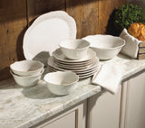 French Perle White™ 12-Piece Dinnerware Set