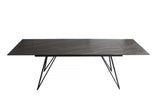 VIG Furniture Modrest Bobby - Modern Black Ceramic Extendable Dining Table VGYF-DT8936-BLK-DT VGYF-DT8936-BLK-DT