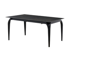 VIG Furniture Modrest Suri - Modern Black Ceramic Extendable 71"/94.5"  Dining Table VGYF-DT8937-BLK-DT