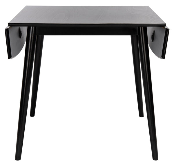 Kaylee Extension Dining Table Matte Black Wood DTB1403A