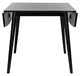 Kaylee Extension Dining Table Matte Black Wood DTB1403A